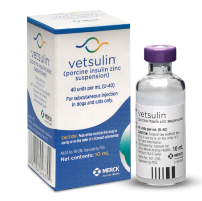 Vetsulin® (porcine insulin zinc suspension) For Dogs